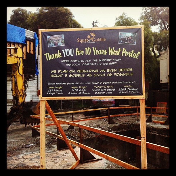 Construction banner